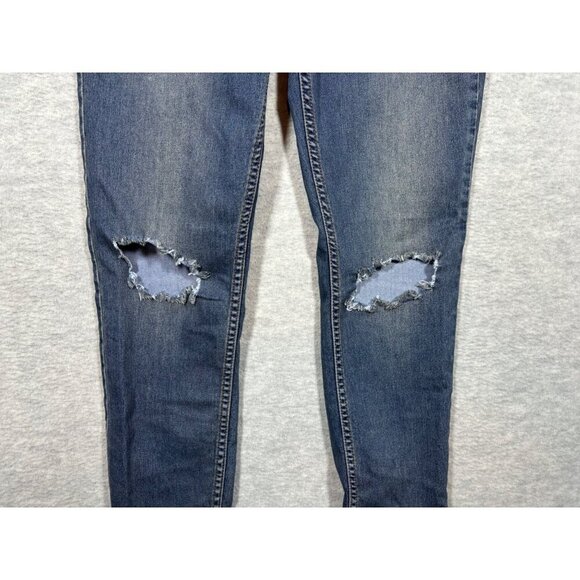 Free People Distressed Skinny Jeans W29 Medium Wash‎ - Picture 3 of 5